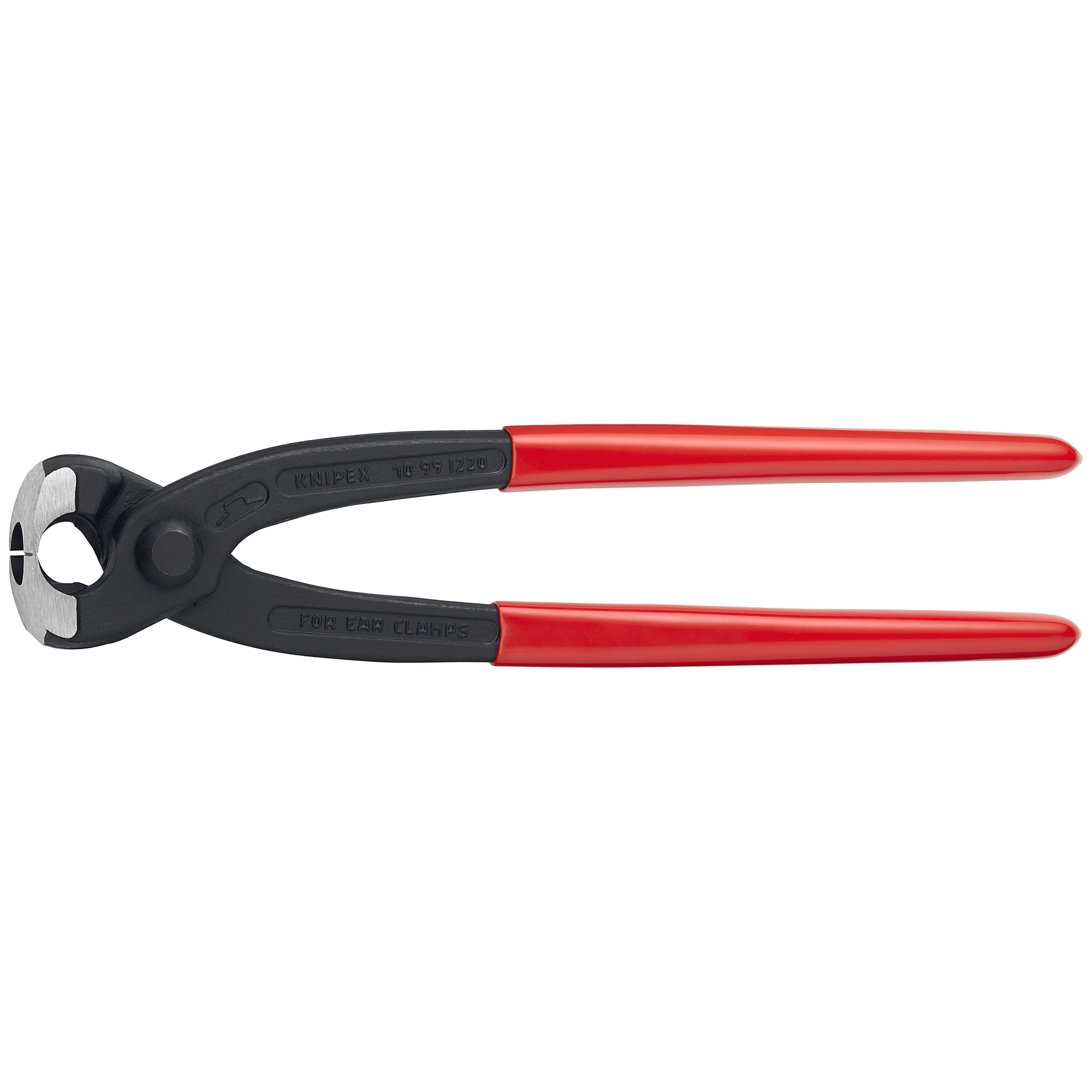 KNIPEX Ear Clamp Pliers - 8.75in., Front and Side Jaws, Steel, Model# 10 99 I220